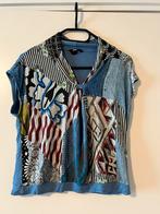 Shirt desigual dames maat XL zgan, Blauw, Maat 46/48 (XL) of groter, Ophalen of Verzenden, Zo goed als nieuw