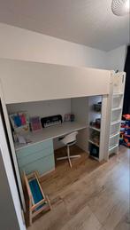 Ikea SMÅSTAD Hoogslaper met bureau en opbergruimte, Ophalen, Gebruikt, Eenpersoons, 160 tot 180 cm