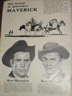 Maverick Nummer 1 Oude Strip uit 1960 James Garner Origineel, Gelezen, Eén stripboek, Verzenden