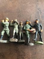 5 Duitse militaire poppetjes Lineol, Elastolin, Duto etc., Ophalen of Verzenden, Landmacht, Duitsland