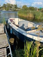 Stalen sloep werkboot sleepboot 7 meter 6 cylinder diesel, Watersport en Boten, Gebruikt, Staal, Binnenboordmotor, 6 meter of meer