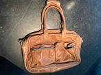 Cowboysbag- Bruine leren handtas, Ophalen of Verzenden, Gebruikt, Bruin, Handtas