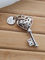 Zilveren Dji Dji Italia Sleutel kettingHanger, Ophalen of Verzenden, Zo goed als nieuw, Hart, Zilver
