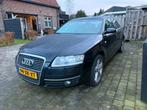 Audi A6 2.4 V6 130KW Multitronic 2007 Zwart, Auto's, 1800 kg, Zwart, Bruin, Particulier