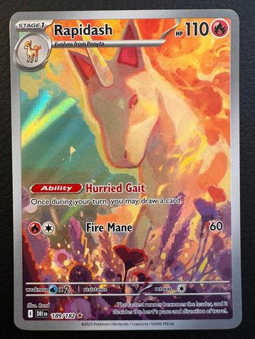 Rapidash 189 - Destined Rivals beschikbaar voor biedingen