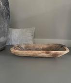 Oudd houten trog, Huis en Inrichting, Woonaccessoires | Schalen en Manden, Ophalen of Verzenden, Zo goed als nieuw, Rechthoekig