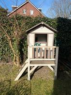 Axi Houten Speelhuisje met glijbaan, Ophalen, Gebruikt, Hout