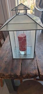 Windlicht, Ophalen of Verzenden, Overige kleuren, Glas, 50 tot 75 cm