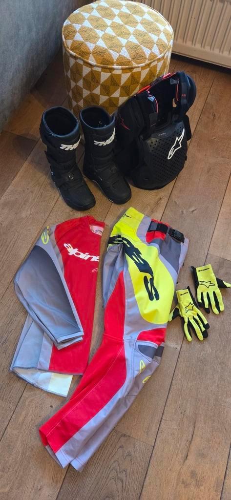 Crosspak Alpinestars kind, Motoren, Kleding | Motorkleding, Laarzen, Kinderen, Tweedehands, Ophalen