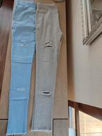 Jeans/ Skinny legging stretch maat L, Gedragen, Lang, Blauw, Maat 42/44 (L)
