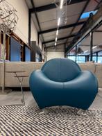 Nieuw Leolux Papageno Fauteuil Senso Teal Leer Design Stoel, Huis en Inrichting, Fauteuils, Leolux, ., Nieuw, Ophalen of Verzenden
