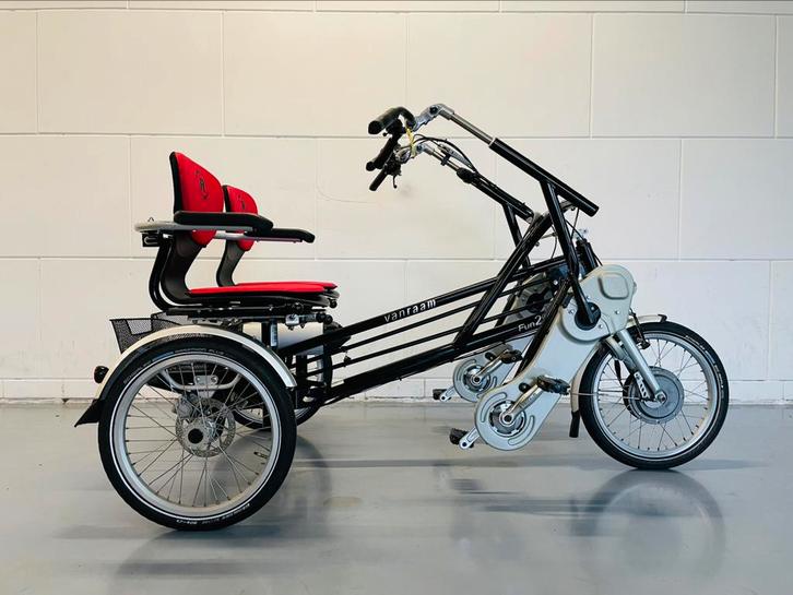 Mooie Van Raam Fun2Go elektrische duofiets, veel opties!, Fietsen en Brommers, Fietsen | Driewielfietsen, Zo goed als nieuw, Ophalen of Verzenden