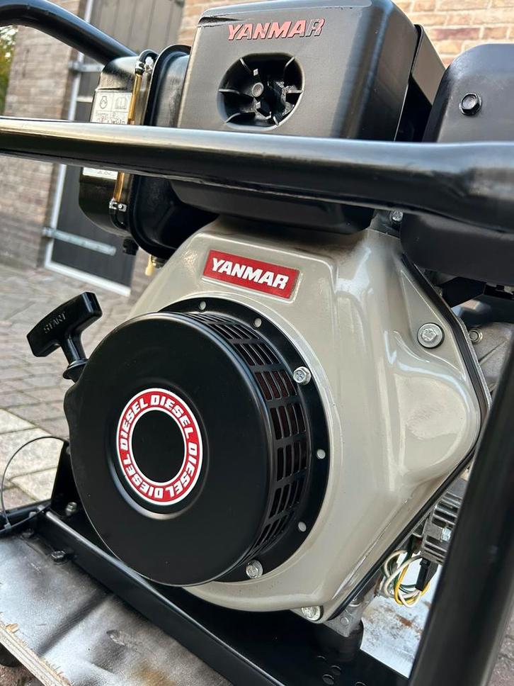 Yanmar Europower EP6000DE aggregaat 5.5 kW, Doe-het-zelf en Verbouw, Aggregaten, Zo goed als nieuw, Benzine, 5 tot 10 kVA, Ophalen of Verzenden