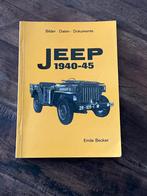 Jeep 1940-45 boek door Emile Becker, Boeken, Ophalen of Verzenden, Gelezen, Algemeen