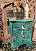 Shabby/Beach/Brocante/Ibiza/Kastje, Huis en Inrichting, Kasten | Ladekasten, Zo goed als nieuw, Minder dan 100 cm, Retrokeetje