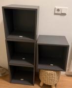 4x Ikea Eket kasten, Met plank(en), Gebruikt, Ophalen of Verzenden, Minder dan 100 cm