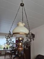 Vintage elektrische olielamp, Huis en Inrichting, Lampen | Kroonluchters, Ophalen, Gebruikt