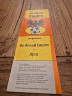 PROGRAMMABOEKJES GO AHEAD EAGLES diversen, Verzamelen, Sportartikelen en Voetbal, Ophalen of Verzenden