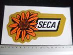 sticker seca logo bloem uitgesneden, Verzamelen, Verzenden, Zo goed als nieuw, Bedrijf of Vereniging