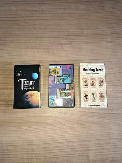 Diverse Engelse Tarot decks, met betekenis op de kaarten., Boeken, Esoterie en Spiritualiteit, Zo goed als nieuw, Overige typen
