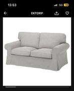 Bank ektorp IKEA lichtgrijs, Ophalen, Gebruikt, 150 tot 200 cm, Tweepersoons