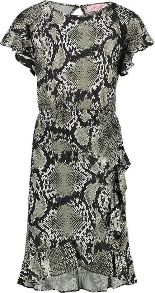Super leuke VINGINO jurk Pandorine mt 6/116., Kinderen en Baby's, Kinderkleding | Maat 116, Zo goed als nieuw, Meisje, Jurk of Rok