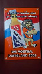 Emaille Reclamebord WK Voetbal 2006, Ophalen of Verzenden, Gebruikt