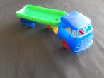 jaren 50/60 plastic DAF trekker met oplegger blauw - groen, Ophalen of Verzenden