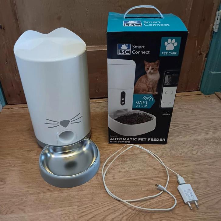 Catit pixi smart feeder voederapparaat, Dieren en Toebehoren, Kattenvoerbakken en Drinkbakken, Zo goed als nieuw, Automatisch