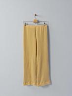 Bimba Y Lola lichtgeel rib broek maat XS extra small 34, Ophalen of Verzenden, Zo goed als nieuw, Maat 34 (XS) of kleiner, Lang