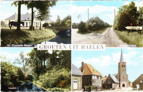 Haelen Groeten Uit - 4 Luik - 1966, Verzamelen, Ansichtkaarten | Nederland, Gelopen, Limburg, 1960 tot 1980, Verzenden