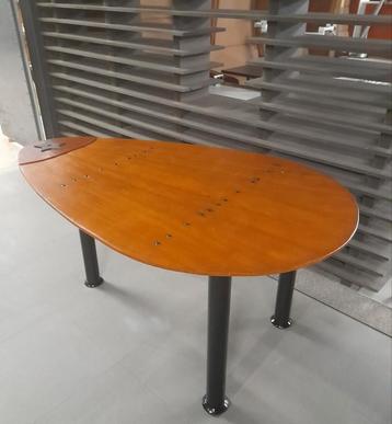 Zijzwaard tafel mahoniehout / zwaardtafel 160 x 100 cm beschikbaar voor biedingen