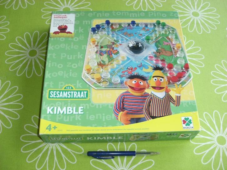 Sesamstraat mens erger je niet spel, Hobby en Vrije tijd, Gezelschapsspellen | Bordspellen, Zo goed als nieuw, Een of twee spelers