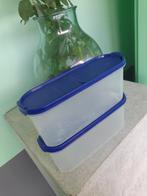 Tupperware ruimtespaarders langwerpig, Huis en Inrichting, Keuken | Tupperware, Ophalen of Verzenden, Zo goed als nieuw, Wit, Overige typen