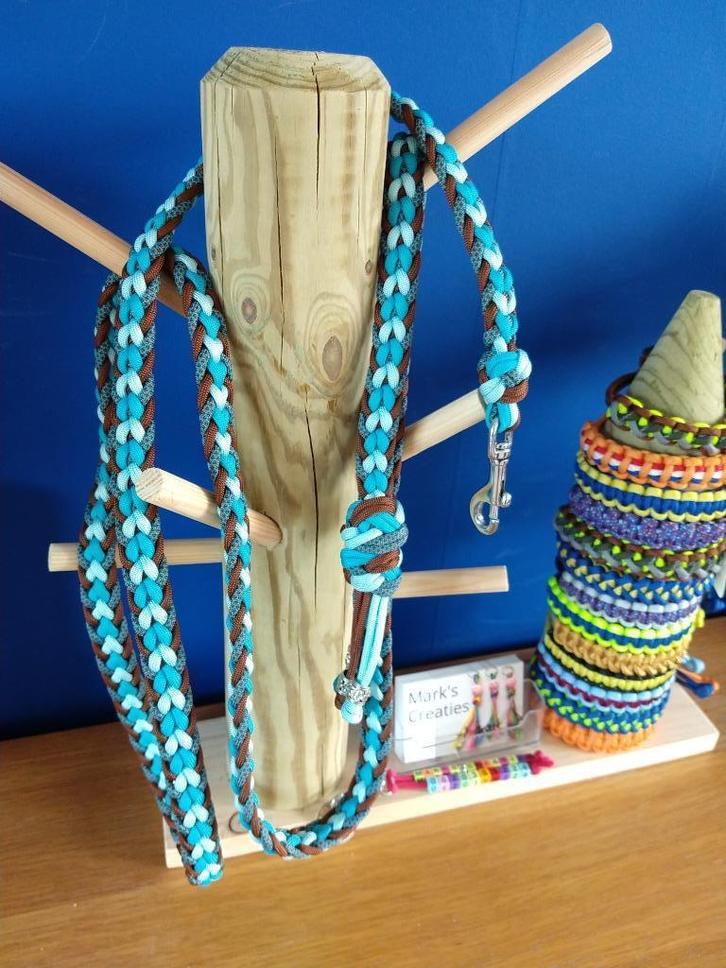 Paracord hondenriem cq leiband of loopriem, Dieren en Toebehoren, Hondenriemen, Nieuw, Hondenriem, Ophalen of Verzenden