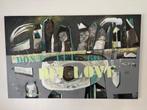 160cmX100cm Acryl op doek MUS atelier/Marjanke de Bruijn, Antiek en Kunst, Ophalen