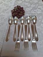 Sola 90 verzilverde dinerlepels & vorken, Antiek en Kunst, Ophalen of Verzenden