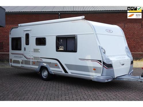 LMC Musica 480 D 2011 Queensbed Mover Luifel 1500KG, Caravans en Kamperen, Caravans, Bedrijf, tot en met 4, 1000 - 1250 kg, Treinzit