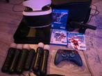 PS4 VR Set met accessoires en games - Werkend te zien!, Phat, Ophalen of Verzenden, 500 GB, Met 3 controllers of meer