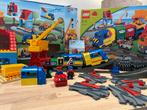 Lego Duplo Treinstation met Rails & Trein, Ophalen of Verzenden, Gebruikt, Complete set, Duplo