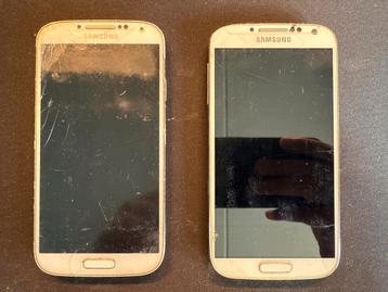 Samsung Galaxy S4 (2x) - Defect beschikbaar voor biedingen