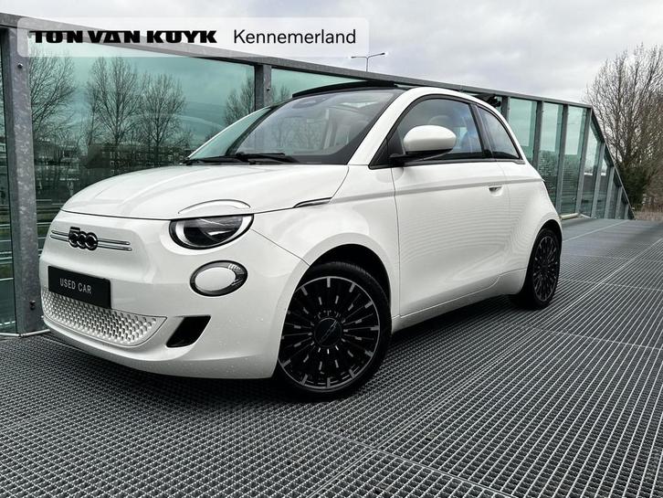 Fiat 500 C Icon 42 kWh Cabrio, Climate control, 17 inch lich, Auto's, Fiat, Bedrijf, Te koop, 500C, ABS, Alarm, Elektrische ramen