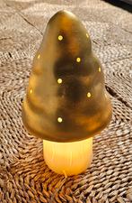 Paddenstoel lamp goud Heico, Ophalen of Verzenden, Zo goed als nieuw, Lamp