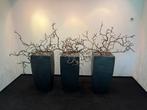 Set van 3 luxe plantenbakken van steen 90 x 40 x 40 cm, Ophalen, Zo goed als nieuw