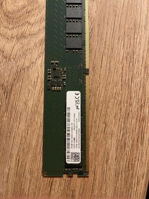 16GB ddr5 ram, Computers en Software, RAM geheugen, Zo goed als nieuw, Desktop, 16 GB, DDR5, Ophalen of Verzenden