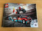 Lego 42106 Technic Stunttruck met stuntmotor, Ophalen of Verzenden, Zo goed als nieuw, Complete set, Lego