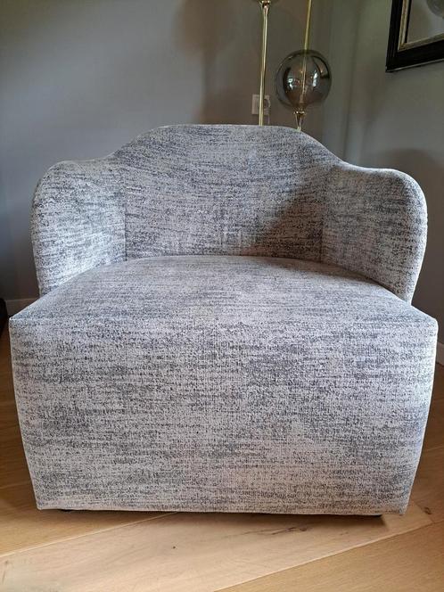 Nieuw; Hofstede Raanhuis luxe fauteuil Lucia, veloursstof, Huis en Inrichting, Fauteuils, Nieuw, Stof, 75 tot 100 cm, 75 tot 100 cm