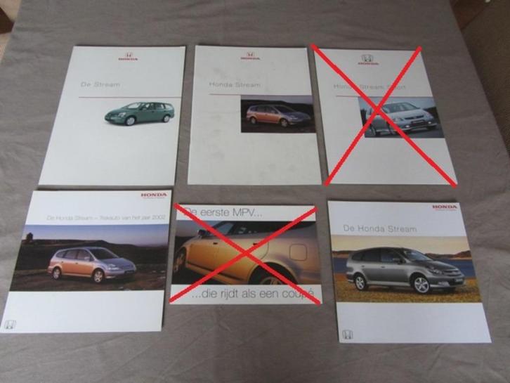 Honda Stream Folders, Boeken, Auto's | Folders en Tijdschriften, Zo goed als nieuw, Honda, Ophalen of Verzenden