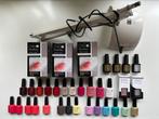 CND Shellac - complete set (base, kleuren, topcoat + lamp), Ophalen of Verzenden, Zo goed als nieuw, Overige kleuren, Handen en Nagels