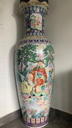 Chinese Familie Rose vaas 160 cm, Overige kleuren, Aardewerk of Porselein, Ophalen of Verzenden, Zo goed als nieuw